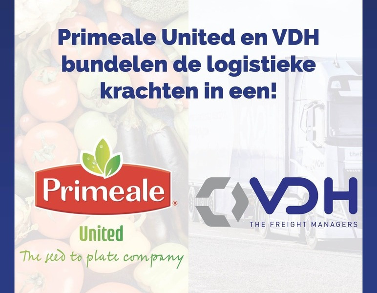 Primeale United en VDH Company bundelen de logistieke krachten!